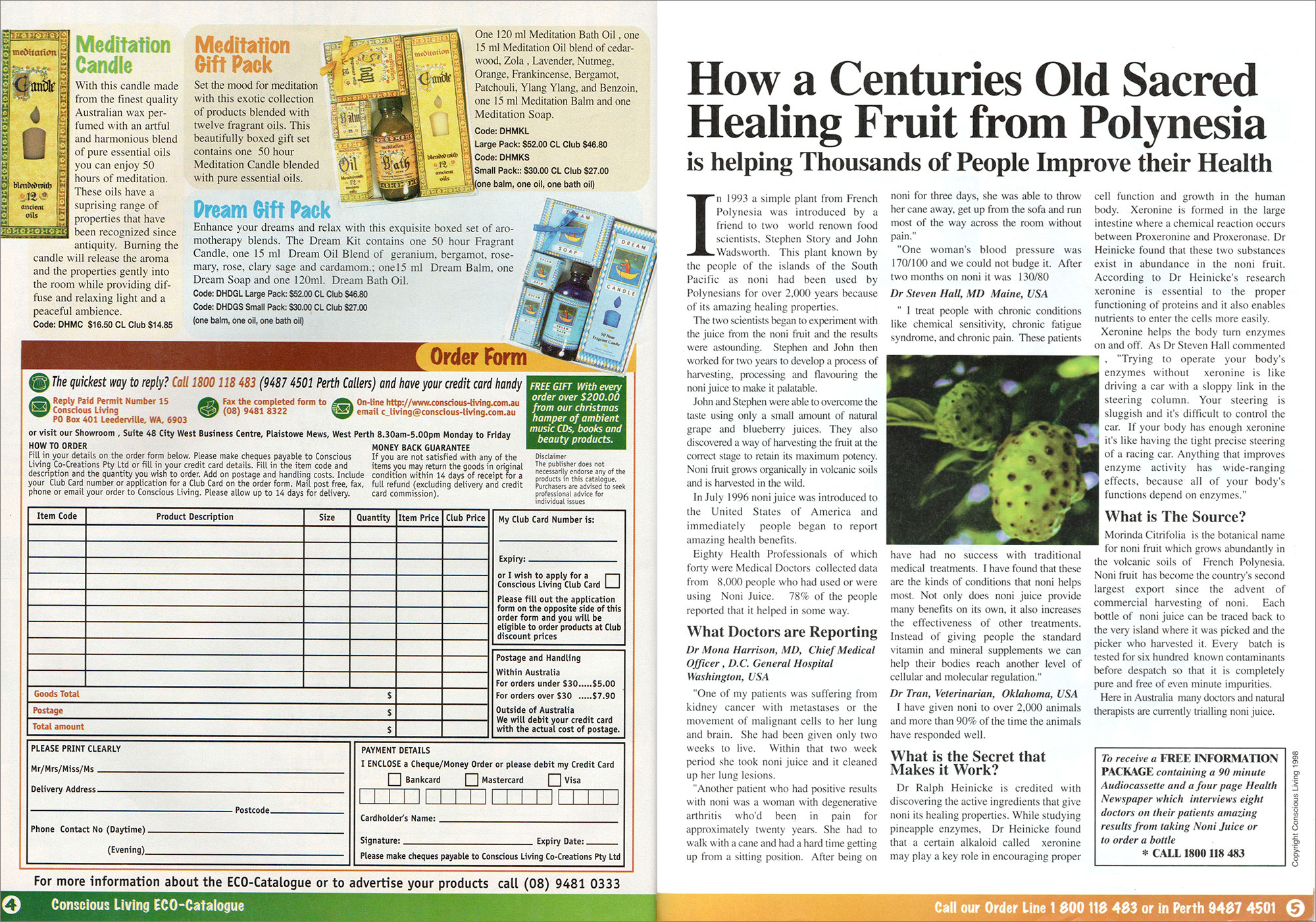 Conscious Living Eco Catalogue Pages 4-5